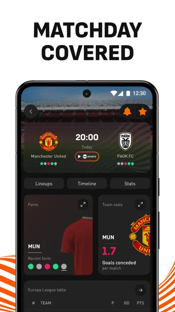 Tải LiveScore MOD APK v8.15 (Premium Unlocked) Screenshot 3