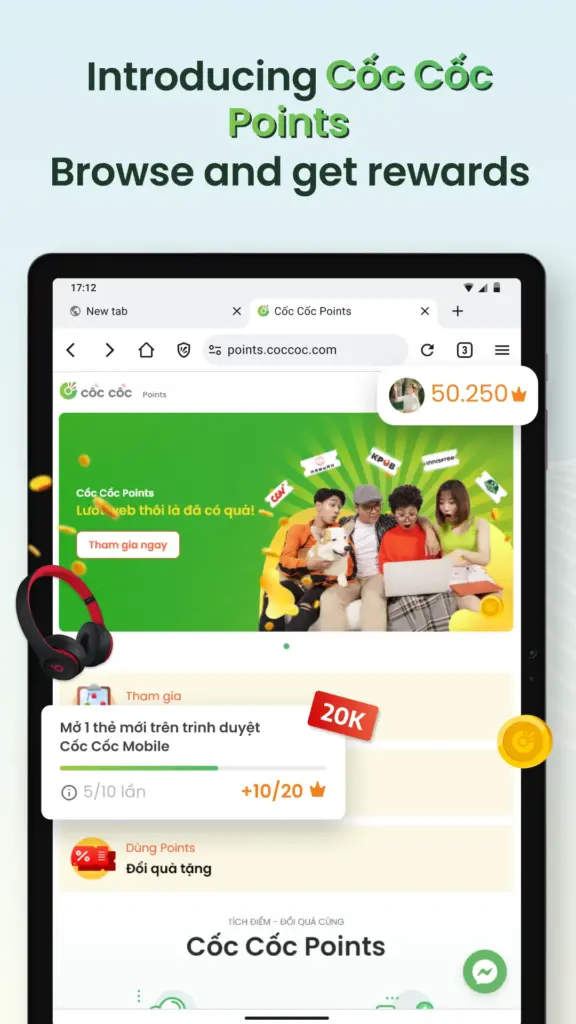 Tải Cốc Cốc MOD APK v145.0.294 (Pro) Screenshot 14