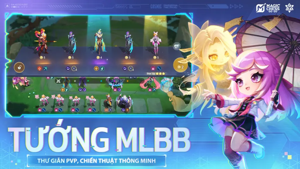 Tải Magic Chess: Go Go FT MOD APK v1.2.35.2351 (Vô hạn tiền, Speed) Screenshot 1