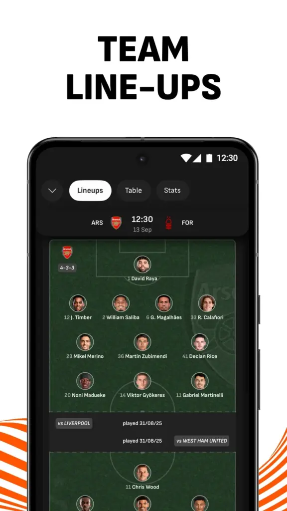 Tải LiveScore MOD APK v8.15 (Premium Unlocked) Screenshot 6