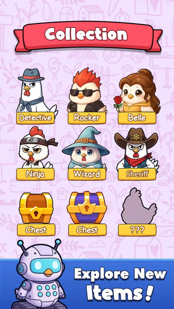 Tải Find Chicken Rage – Spot It MOD APK v0.1.6 (Vô hạn gợi ý, No Ads) Screenshot 5