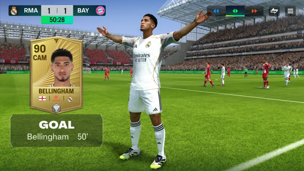 Tải FIFA Mobile MOD APK v26.1.02 (Menu VIP, Auto Win & Dumb AI) Screenshot 1