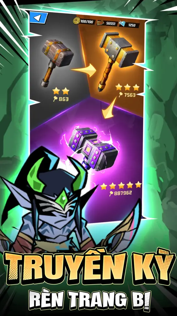 Tải Chiến Thần MINI MOD APK v0.0.10 (Vô hạn Tiền và Kim Cương/Menu VIP) Screenshot 7