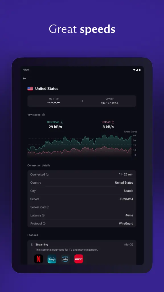 Tải Proton VPN MOD APK v5.14.87.0 (Mở khóa Premium) Screenshot 11