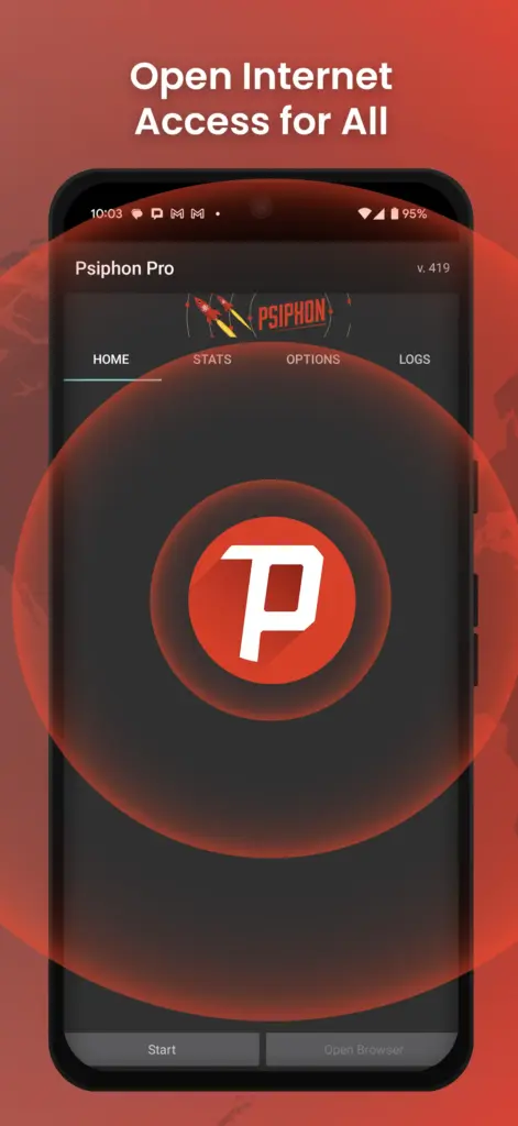 Tải Psiphon Pro MOD APK v444 (Đã đăng ký Premium) Screenshot 1
