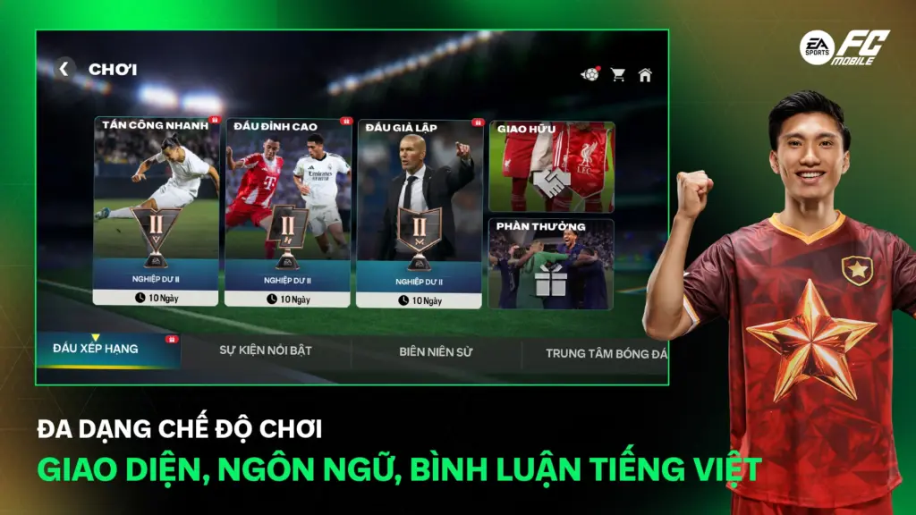 Tải FC Mobile VN MOD APK v26.0.06 (Vô hạn tiền, kim cương) Screenshot 4