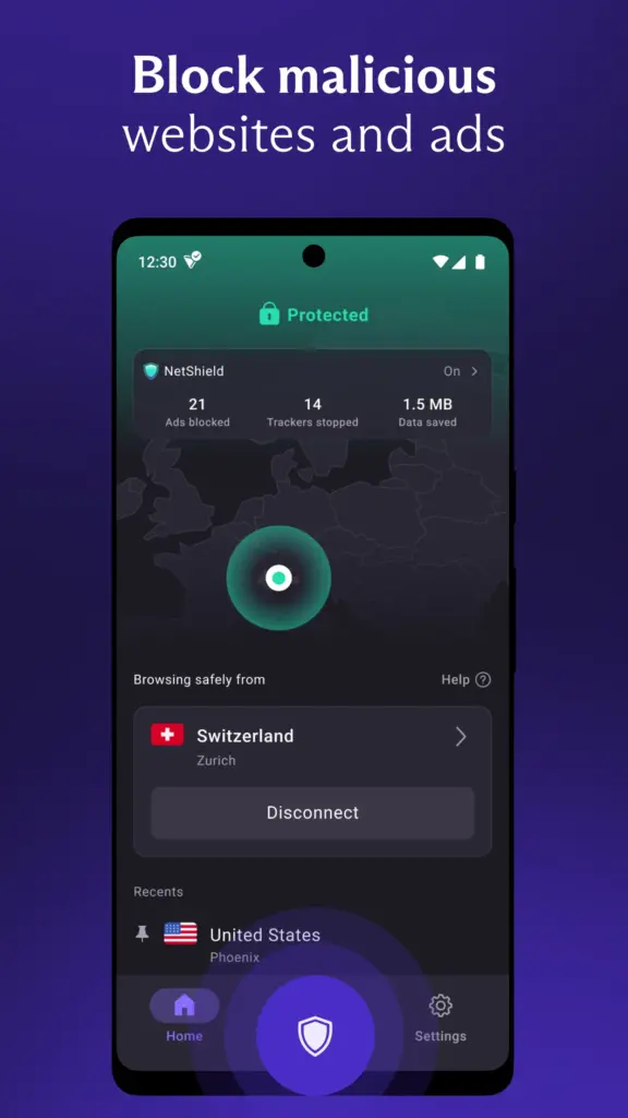 Tải Proton VPN MOD APK v5.14.87.0 (Mở khóa Premium) Screenshot 4