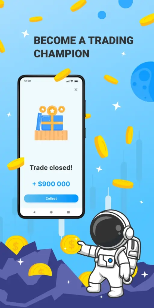 Tải CryptoCosmic Trading Simulator MOD APK v0.0.89 (Vô hạn tiền) Screenshot 4