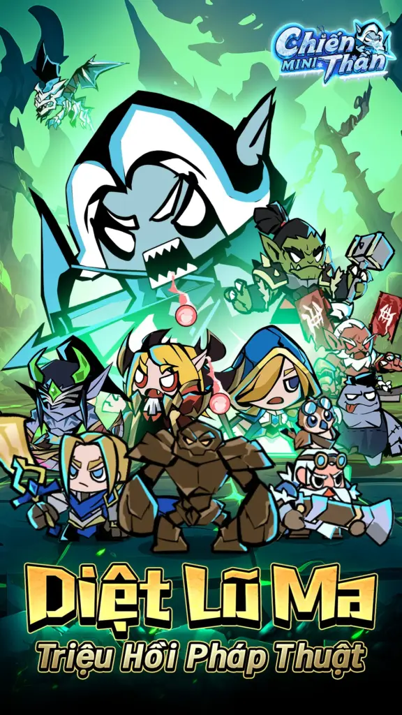 Tải Chiến Thần MINI MOD APK v0.0.10 (Vô hạn Tiền và Kim Cương/Menu VIP) Screenshot 1