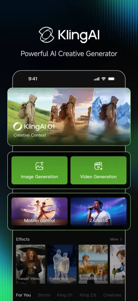 Tải Kling AI MOD APK v3.0.30.261 (Mở khóa Premium) Screenshot 9