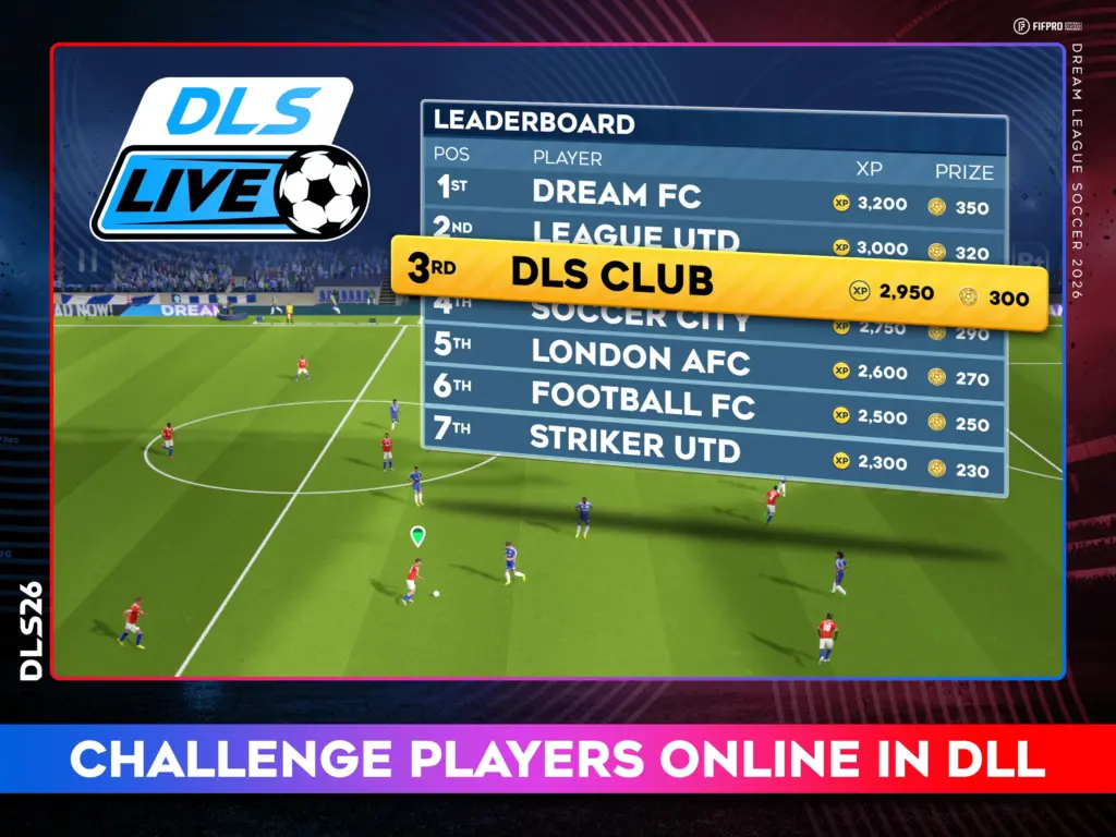 Tải Dream League Soccer 2026 MOD APK v13.040 (Vô hạn tiền, Kim cương) Screenshot 21
