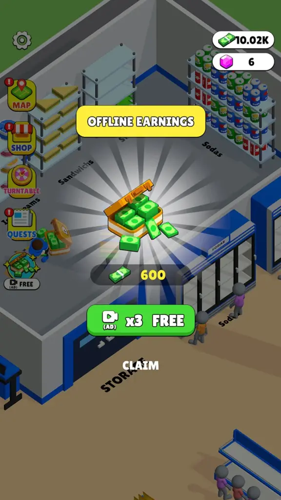 Tải Go Convenience store Ready MOD APK v1.2.13 (Vô hạn tiền) Screenshot 3