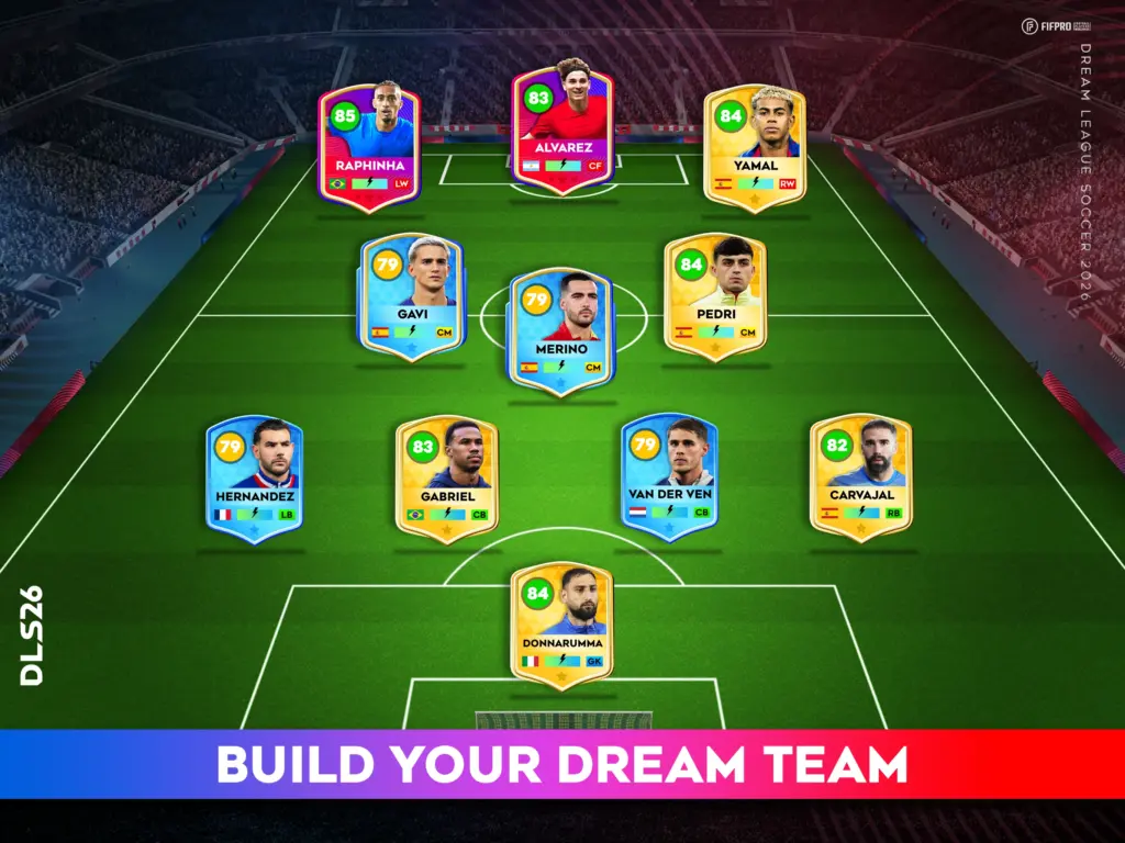 Tải Dream League Soccer 2026 MOD APK v13.040 (Vô hạn tiền, Kim cương) Screenshot 23