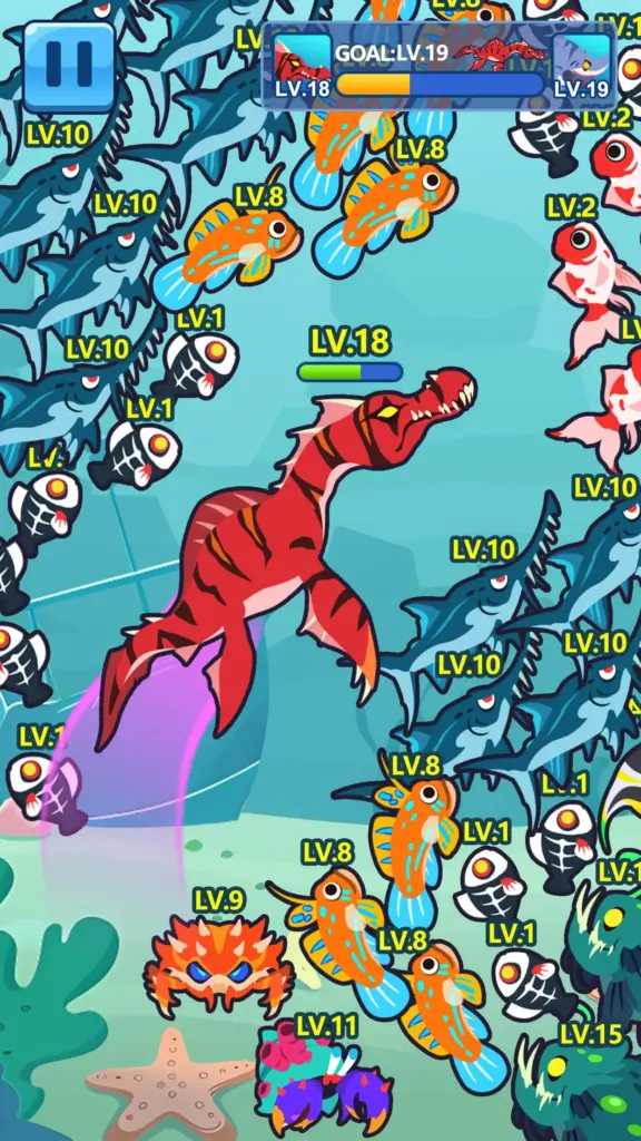 Tải Ocean Club-Fish Fight MOD APK v1.1.8 (Menu/Vô hạn tiền) Screenshot 8