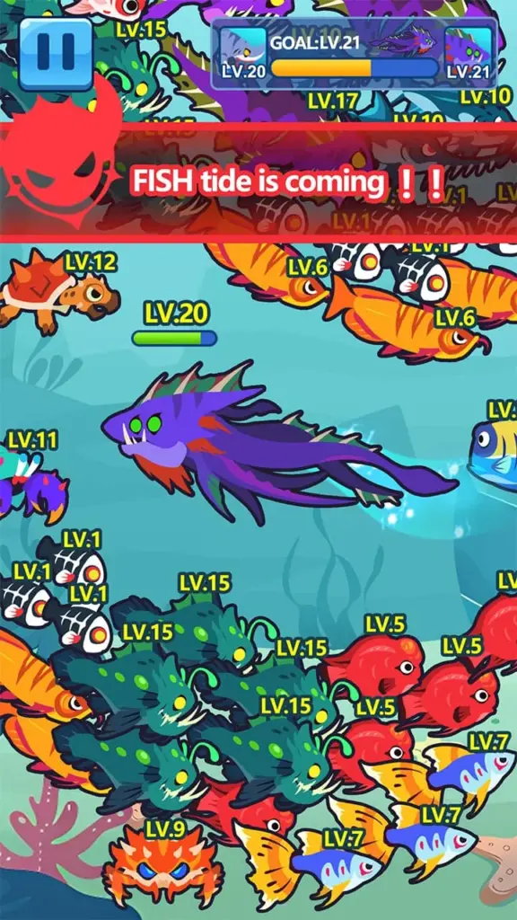 Tải Ocean Club-Fish Fight MOD APK v1.1.8 (Menu/Vô hạn tiền) Screenshot 1