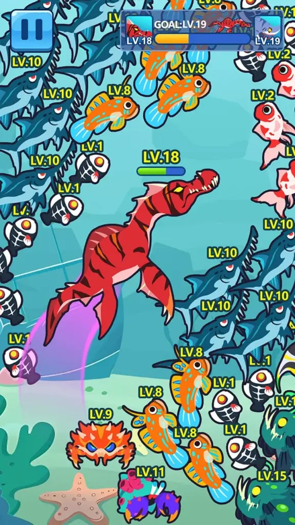 Tải Ocean Club-Fish Fight MOD APK v1.1.8 (Menu/Vô hạn tiền) Screenshot 3