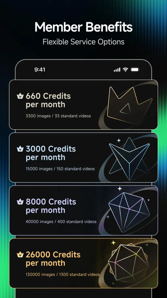 Tải Kling AI MOD APK v3.0.30.261 (Mở khóa Premium) Screenshot 8