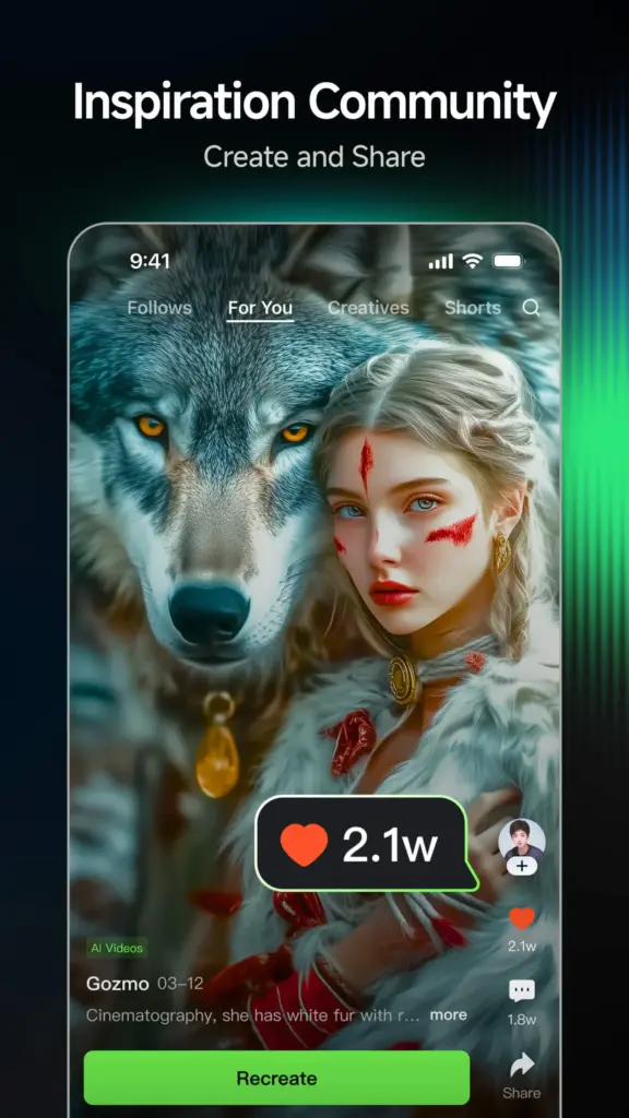 Tải Kling AI MOD APK v3.0.30.261 (Mở khóa Premium) Screenshot 7