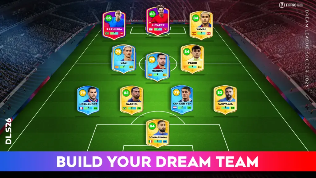 Tải Dream League Soccer 2026 MOD APK v13.040 (Vô hạn tiền, Kim cương) Screenshot 7