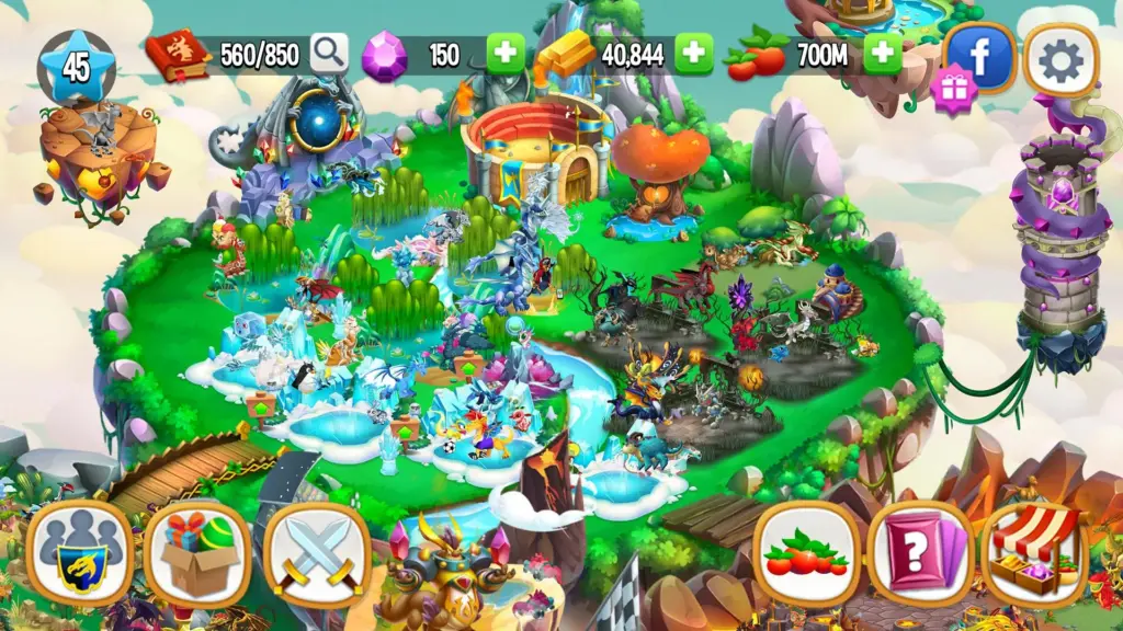 Tải Dragon City MOD APK v26.1.1 (Vô hạn tiền, Menu) Screenshot 4