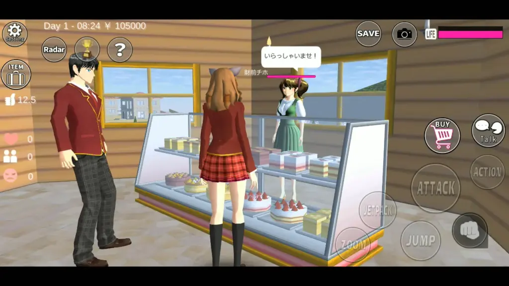 Tải SAKURA School Simulator MOD APK v1.047.04 (Vô hạn tiền, Mở khóa, God Mode) Screenshot 5