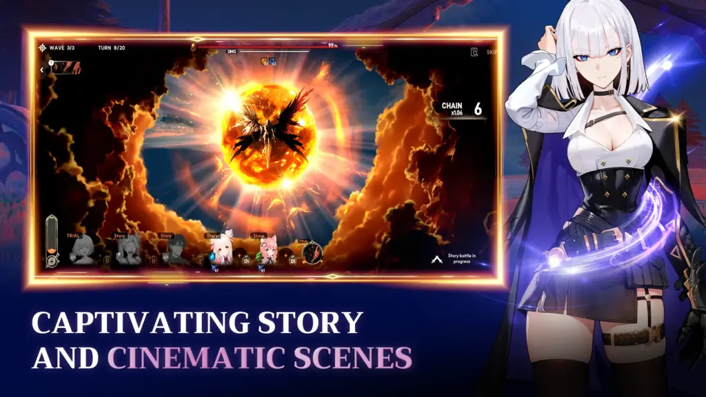 Tải Star Sailors MOD APK v0.3.2.8 (Vô hạn Gems, God Mode) Screenshot 2