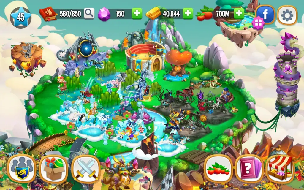 Tải Dragon City MOD APK v26.1.1 (Vô hạn tiền, Menu) Screenshot 8