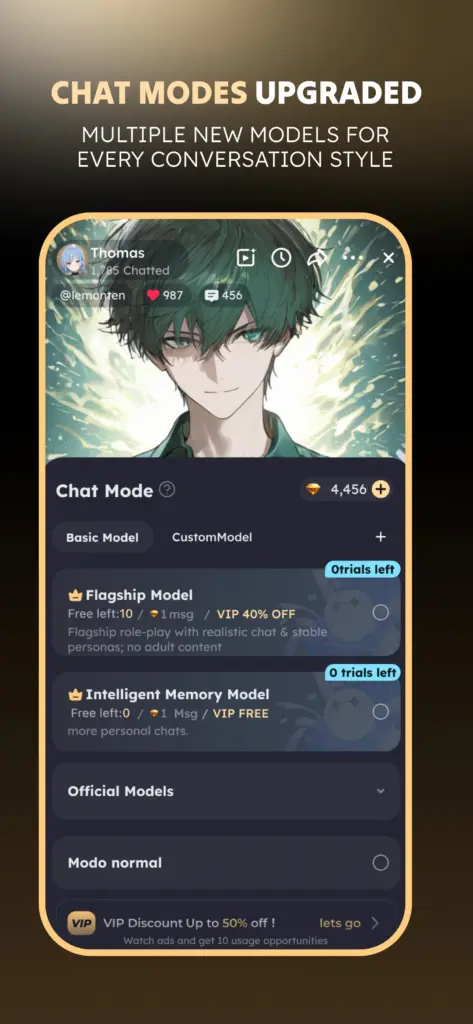 Tải Saylo: AI Character Story Chat MOD APK v2.3.7 (Vô hạn kim cương, Mở khóa) Screenshot 3