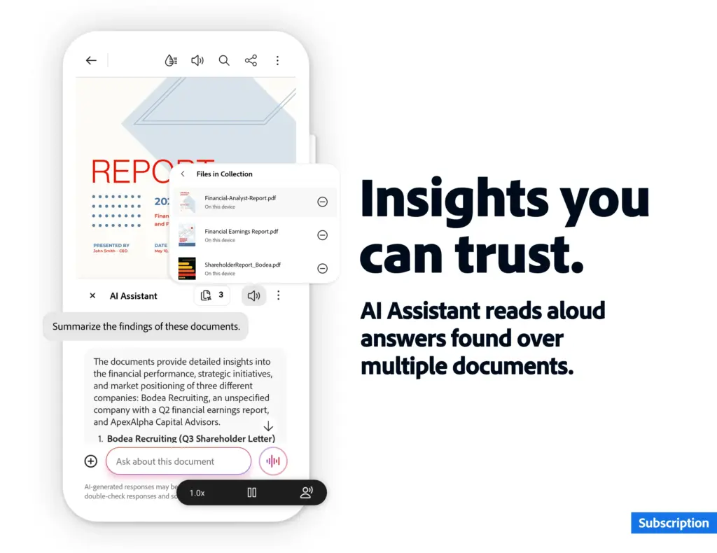 Tải Adobe Acrobat Reader MOD APK v26.3.0.43843 (Mở khóa Premium) Screenshot 8