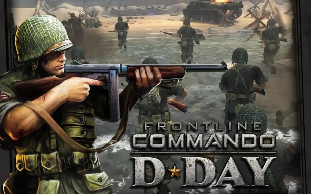 Tải FRONTLINE COMMANDO: D-DAY MOD APK v3.0.4 (Vô hạn tiền, Mở khóa) Screenshot 1
