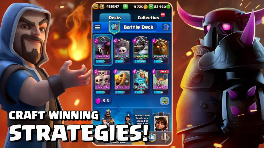 Tải Clash Royale MOD APK v140593009 (Vô hạn đá quý) Screenshot 8