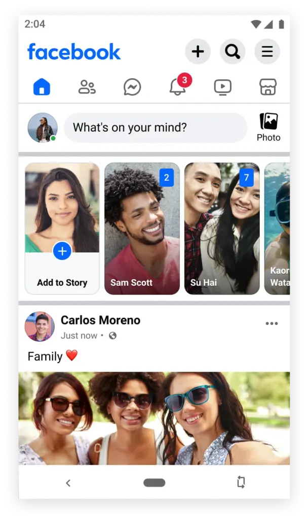 Tải Facebook Lite MOD APK v510.0.0.0.0 (Chặn quảng cáo, Tải video) Screenshot 1