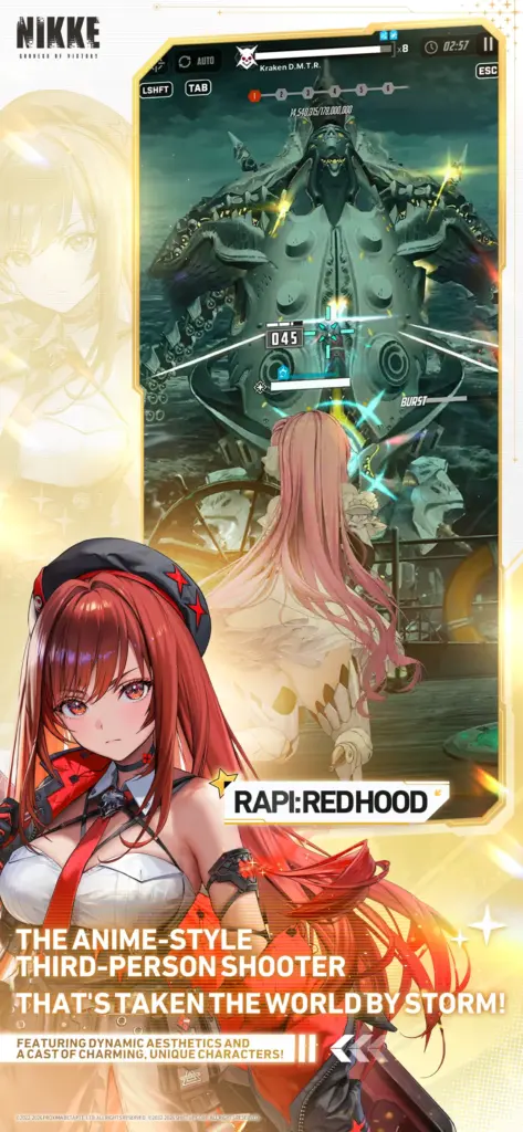 Tải GODDESS OF VICTORY: NIKKE MOD APK v145.8.12 (Vô hạn tiền, God Mode) Screenshot 2