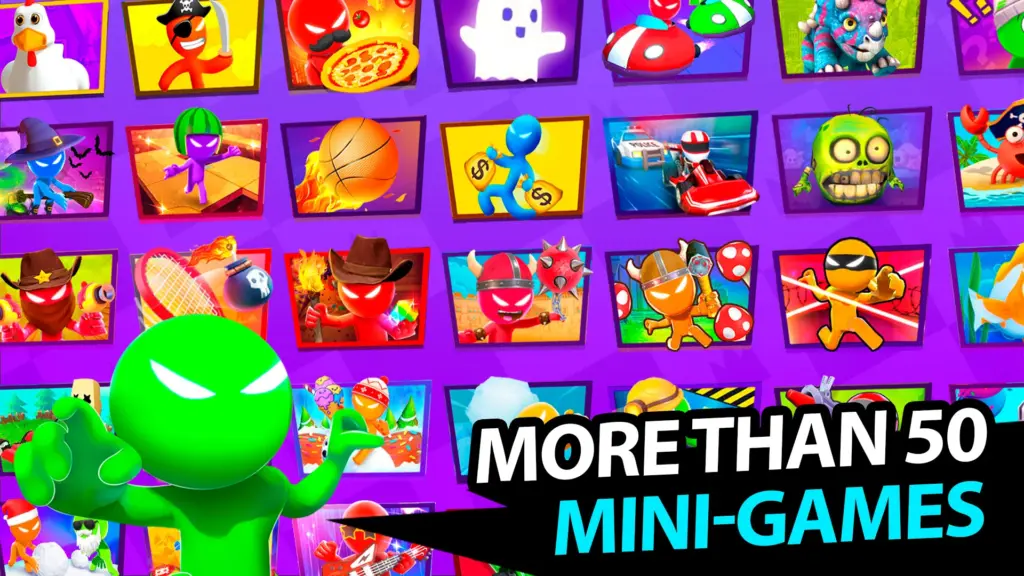 Tải Stickman Party MOD APK v2.4.9.2 (Vô hạn tiền) Screenshot 2