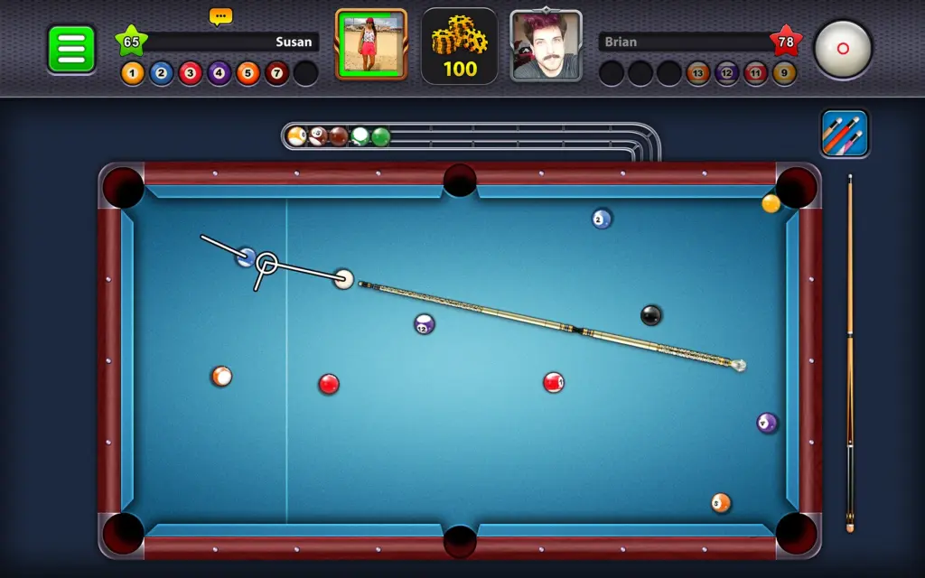Tải 8 Ball Pool MOD APK v56.22.0 (Menu, Đường kẻ dài, Vô hạn tiền) Screenshot 8