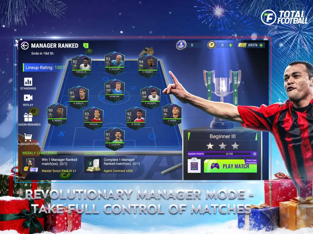 Tải Total Football MOD APK v2.8.130 (Vô hạn tiền, Mở khóa) Screenshot 10