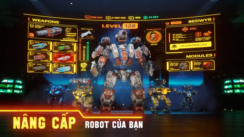 Tải Cơ Giới Chiến: War Robots MOD APK v12.0.0 (Vô hạn tài nguyên, Mở khóa) Screenshot 4