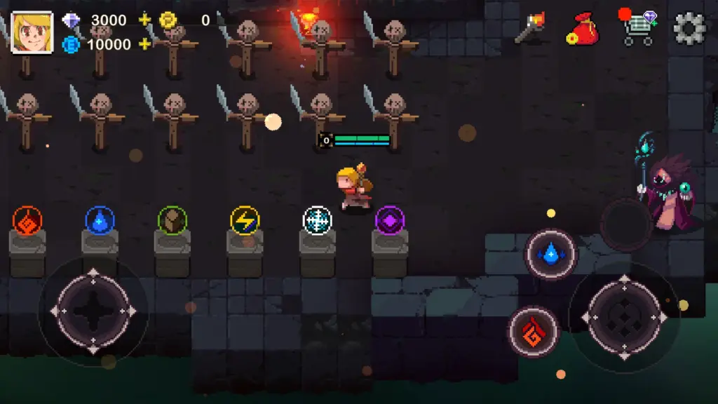 Tải Elemental Dungeon: Roguelike MOD APK v1.0.5 (Vô hạn tiền, Kim cương) Screenshot 2