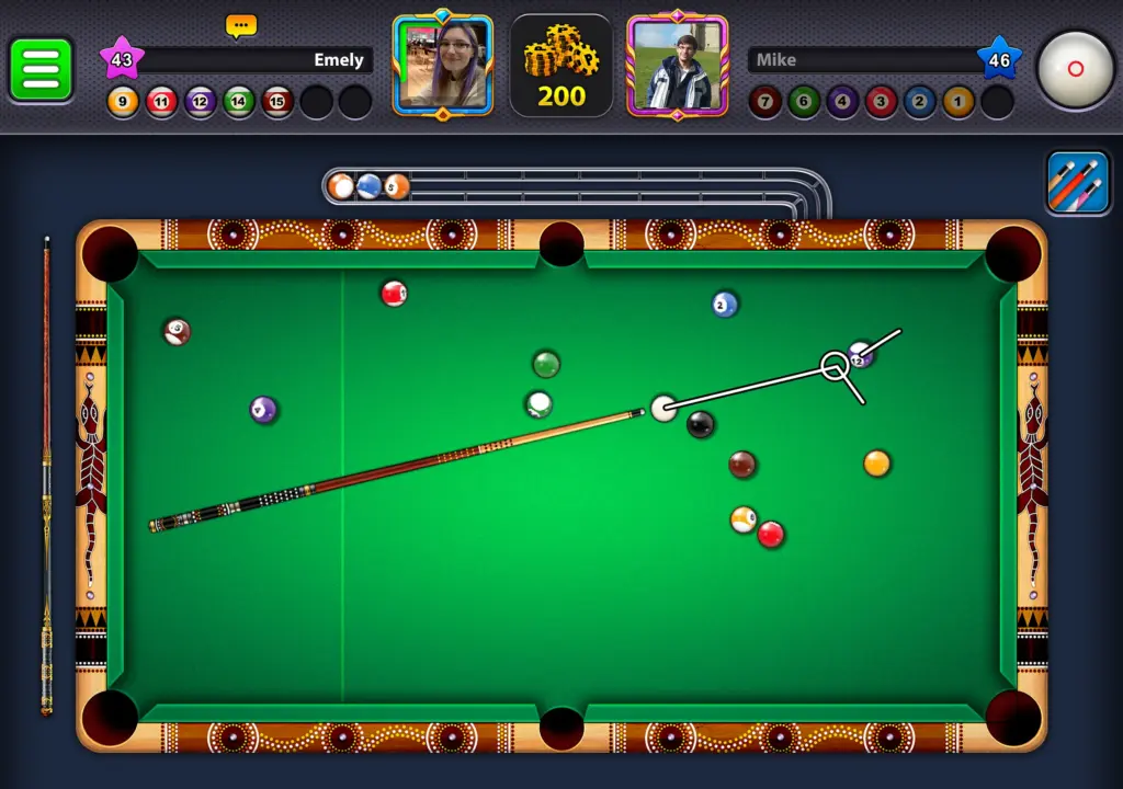 Tải 8 Ball Pool MOD APK v56.22.0 (Menu, Đường kẻ dài, Vô hạn tiền) Screenshot 21