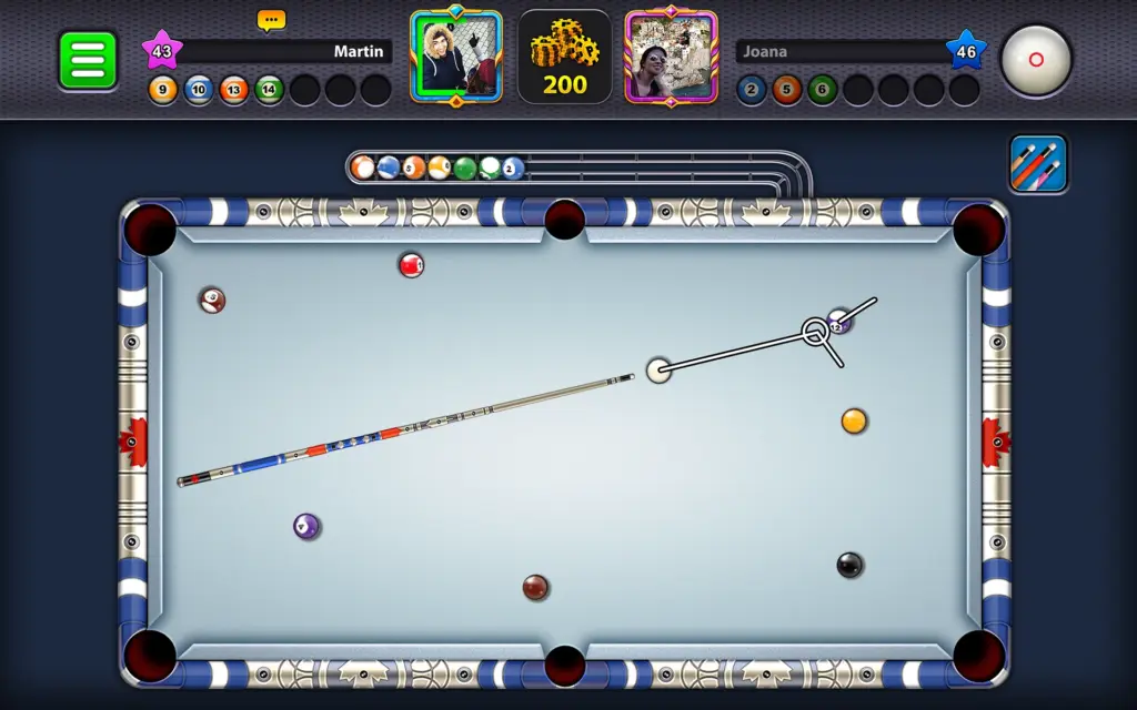 Tải 8 Ball Pool MOD APK v56.22.0 (Menu, Đường kẻ dài, Vô hạn tiền) Screenshot 10