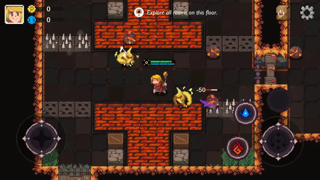 Tải Elemental Dungeon: Roguelike MOD APK v1.0.5 (Vô hạn tiền, Kim cương) Screenshot 5