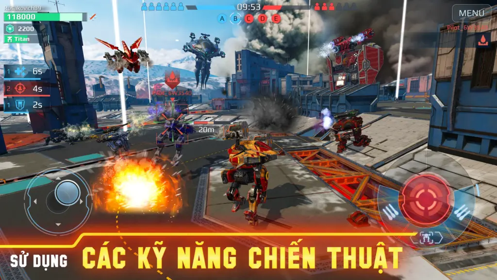 Tải Cơ Giới Chiến: War Robots MOD APK v12.0.0 (Vô hạn tài nguyên, Mở khóa) Screenshot 3