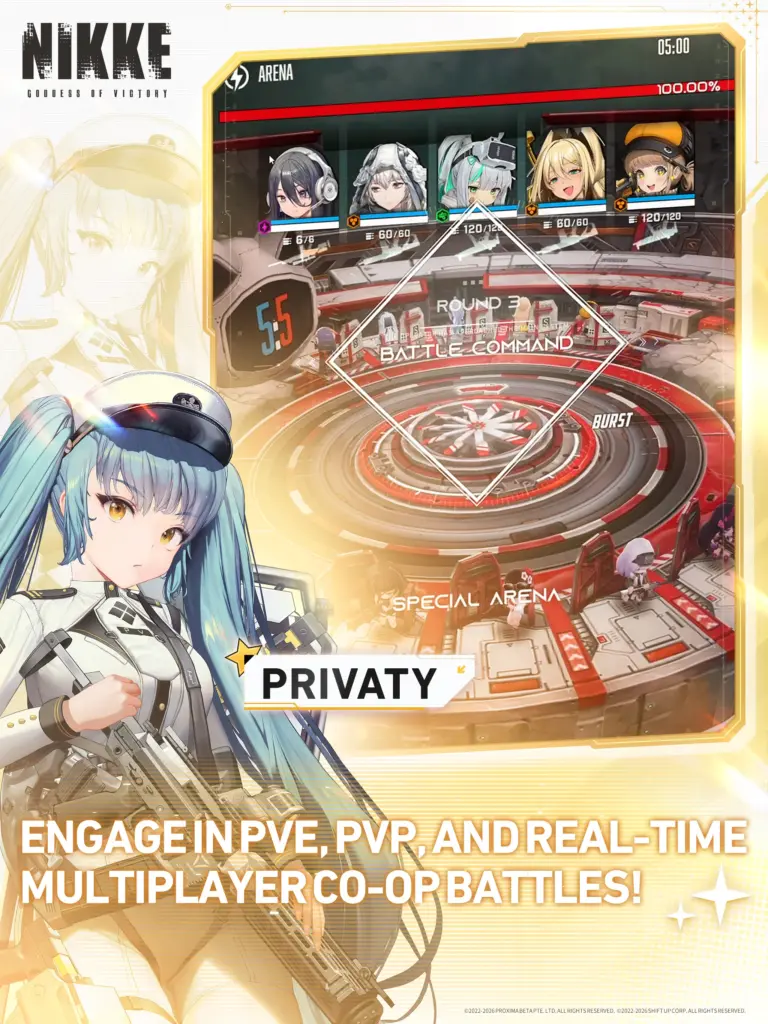 Tải GODDESS OF VICTORY: NIKKE MOD APK v145.8.12 (Vô hạn tiền, God Mode) Screenshot 11