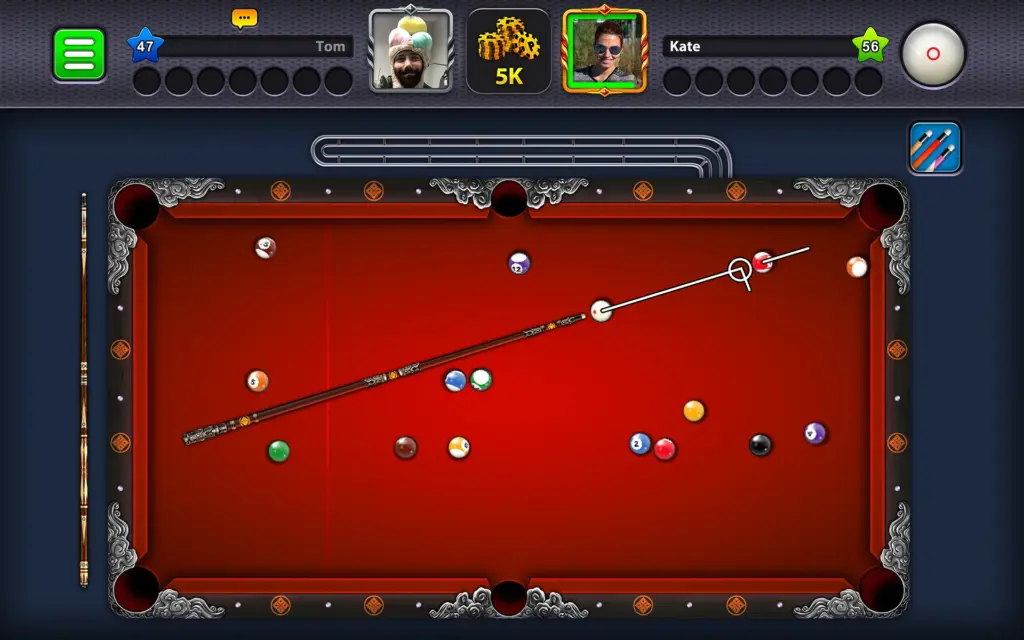 Tải 8 Ball Pool MOD APK v56.22.0 (Menu, Đường kẻ dài, Vô hạn tiền) Screenshot 9