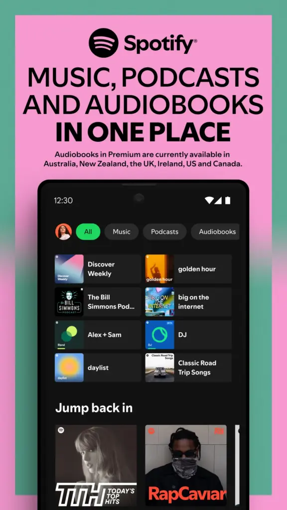 Tải Spotify MOD APK v9.1.40.1486 (Mở khóa Premium) Screenshot 1