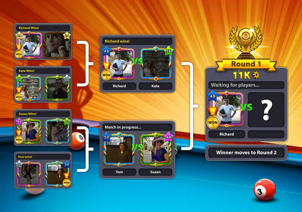 Tải 8 Ball Pool MOD APK v56.22.0 (Menu, Đường kẻ dài, Vô hạn tiền) Screenshot 18